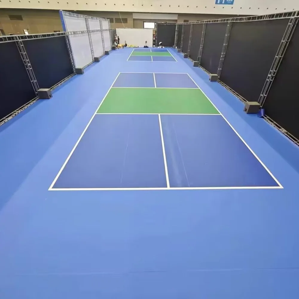 Beable Pre-Painted Premium Pickleball Court Kit, Full Size, 60x30 ', Multipurpose Spaces, Hard Surface, Easy to Install