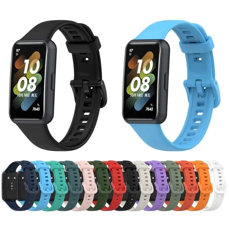 Strap for Huawei Band 9 8 7 6 huawei honor band 7 6 Accessories SmartWatch Replacement watchband Wristband Silicone bracelet