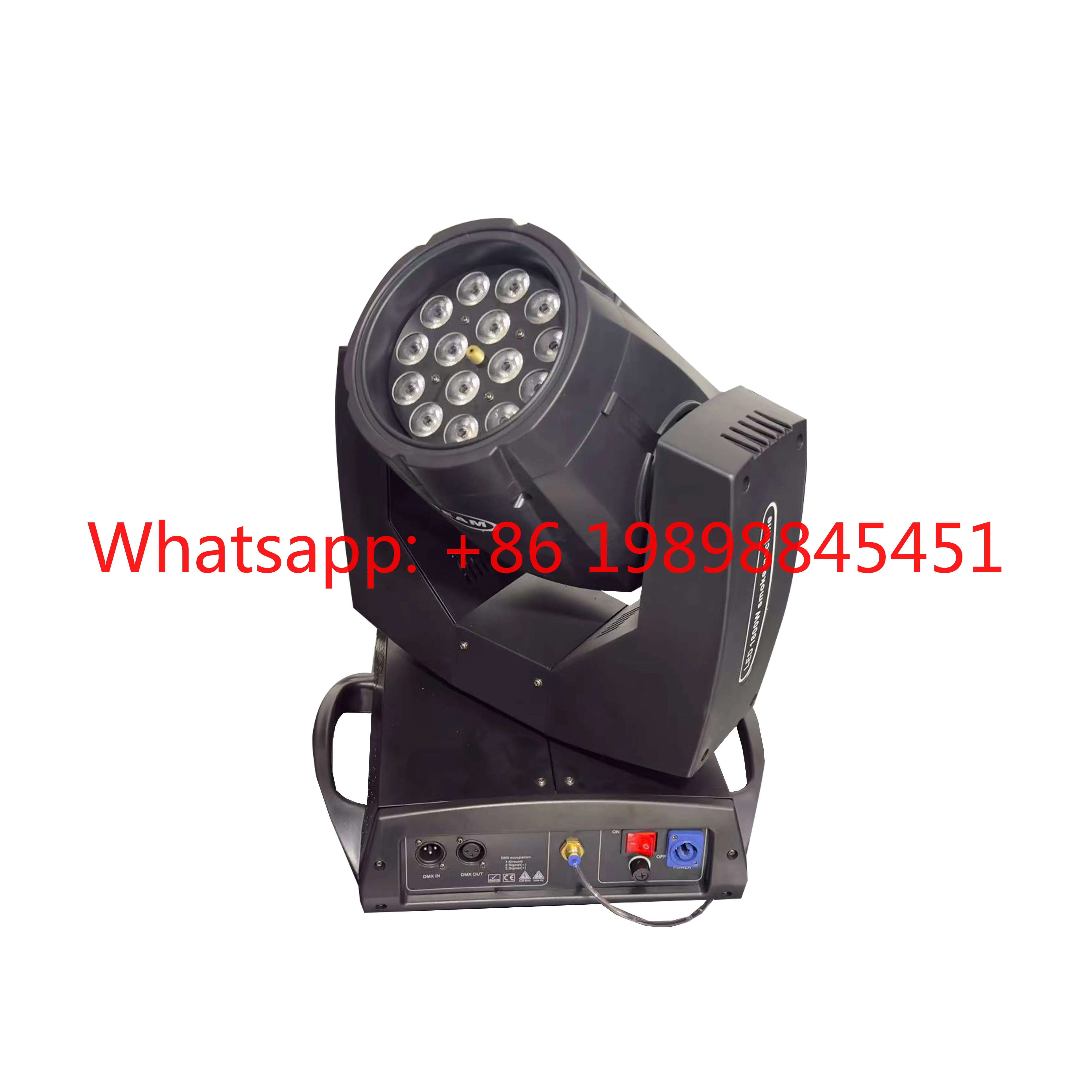 1800W Vertical Moving Head Fog Machine LED Beam DMX512 Remote Control Stage Smoke Machine
