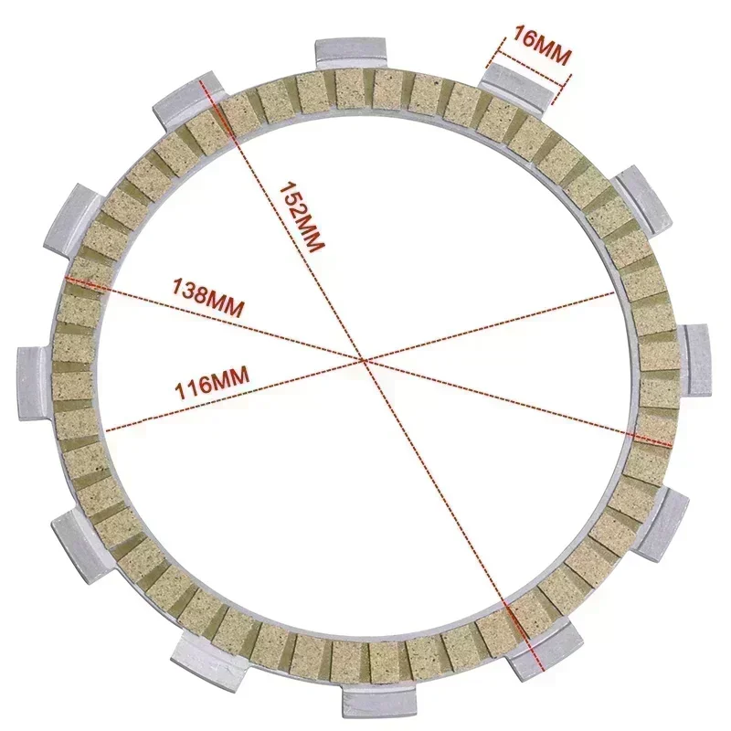 Motorcycle Accessories Kelaf Fiber Friction Clutch Plate For Aprilia RSV4 1000 Factory R RK 2009-13 V4 1000 R Tuono APRC TY 2011