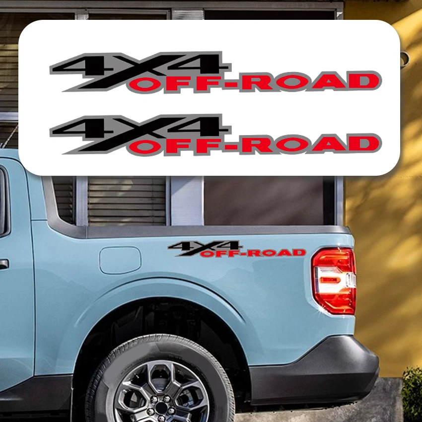 4X4 OFF-ROAD Car Stickers, 4WD Offroad Decals for Pickup Truck SUV Body Decor For Ford F150 For GMC, Multiple Sizes