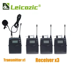 Leicozic EK1038 DSLR Camera Interview System & Recording Beltpack Transmitter x1 & Receiver x3 Tour Guide System Micro Film