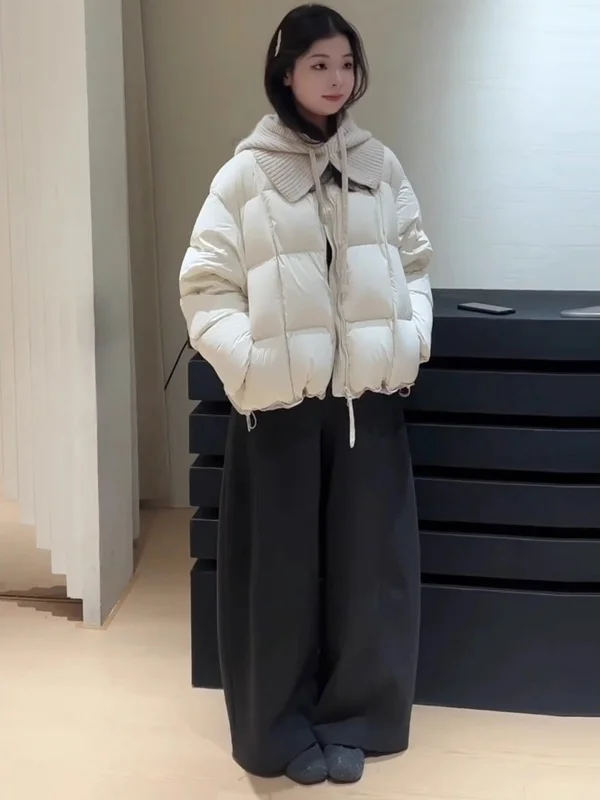

Утепленная женская куртка-пуховик в корейском стиле для осени и зимы, новинка, теплая хлопковая верхняя одежда, модная повседневная модель