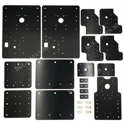 Bulk-Man-kits de placa de aluminio CNC 3D WorkBee, 6mm de espesor, 6061-T5, 23 piezas, juegos de placas de aluminio para WorkBee, Kits mecánicos de construcción