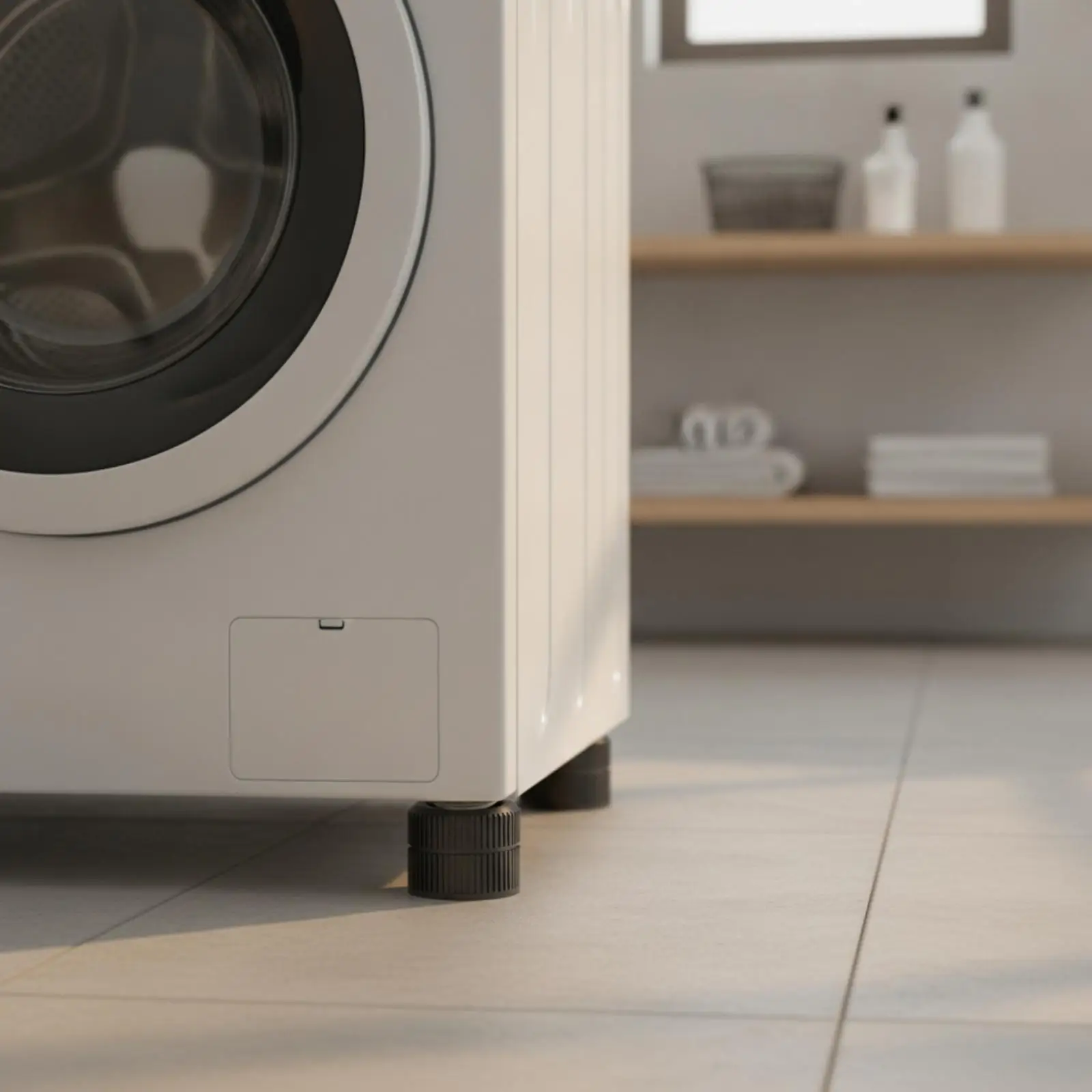 Round Washing Machine Support Pad for Appliances with Feet Under 5cm Anti Noise Cushion for Furniture and Laundry Units