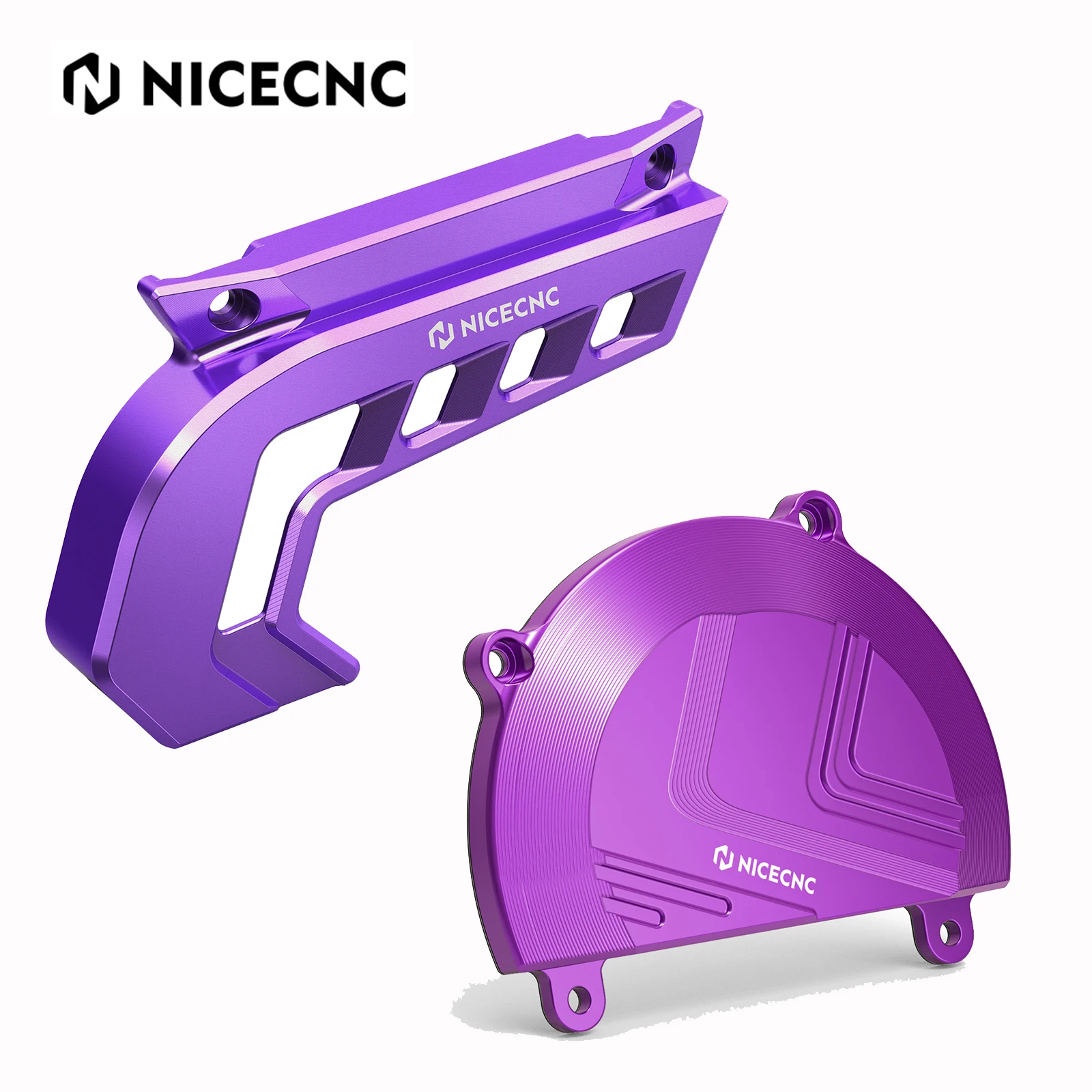 

NICECNC For STARK VARG MX EX 2024-2025 Left Motor Cover Guard & Sprocket Cover Chain Guard Electrical Motorbike Aluminium Parts