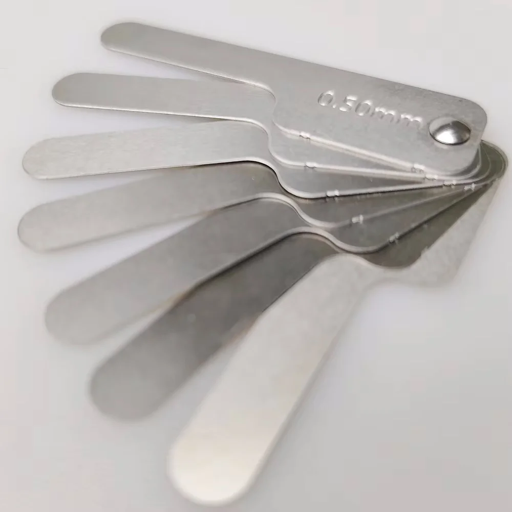 Dental Interproximal Reduction Gauge Ruler Tooth Gap Measure Reciprocating IPR System Stainless Steel Orthodontic Instrument
