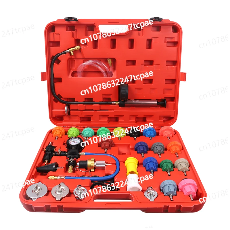 

Automobile Water Tank Pressure Test Leak Detector Tool Antifreeze Coolant Vacuum Filling Pressure Changer Tool