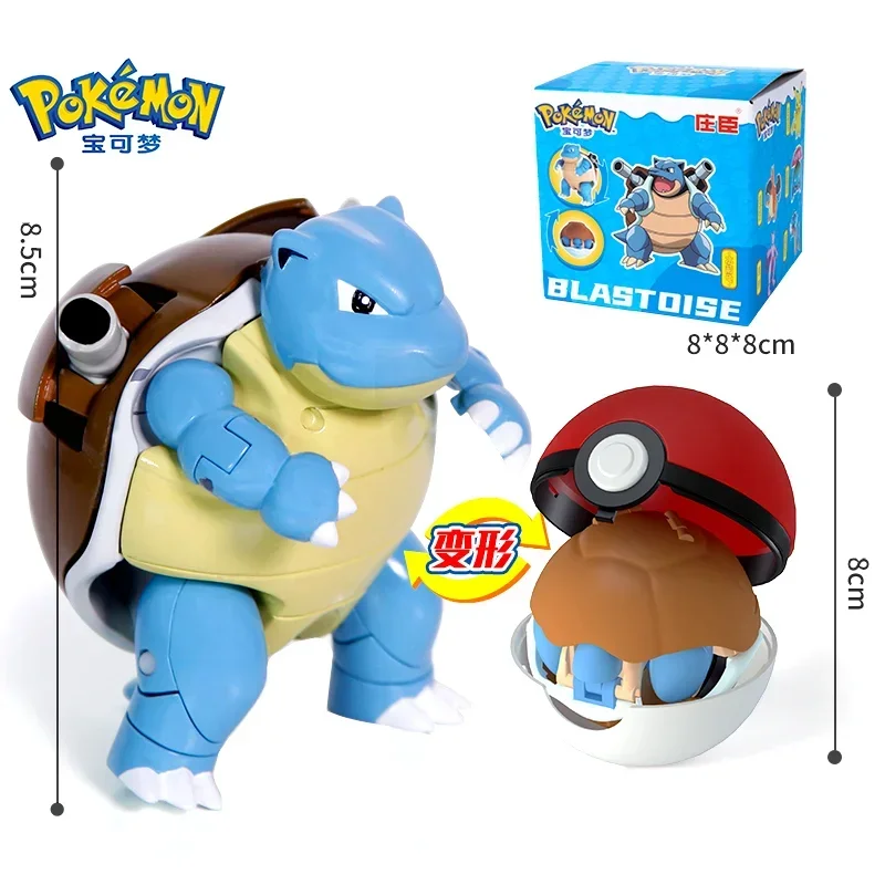 Original Pokemon Elf Ball Toys Pocket Monsters Figures Model Pikachu Gengar Elf Ball Dragonite Snorlax Lapras Kids Toy image 3