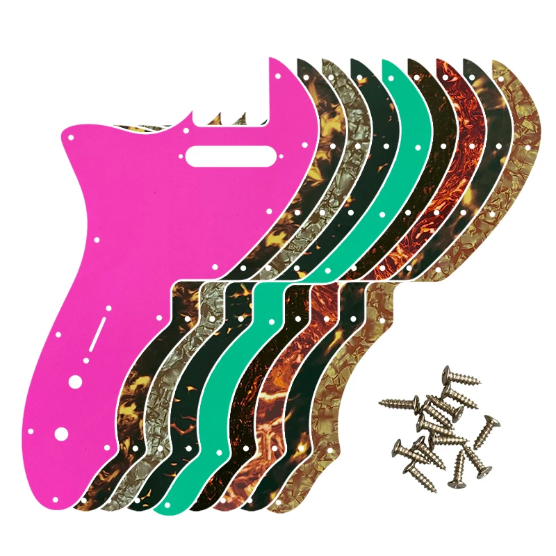 

Xin Yue Custom Guitar Parts - For Left Handed US Tele 69 Thinline Guitar Pickguard Scratch Plate, Multicolor Choice