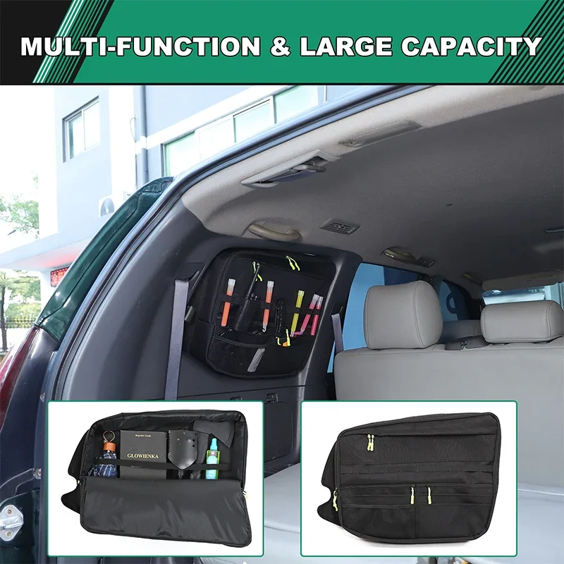

For 2003-2009 Toyota Prado J120 J150 trunk side window storage bag tool storage bag car trunk organizer auto accessories