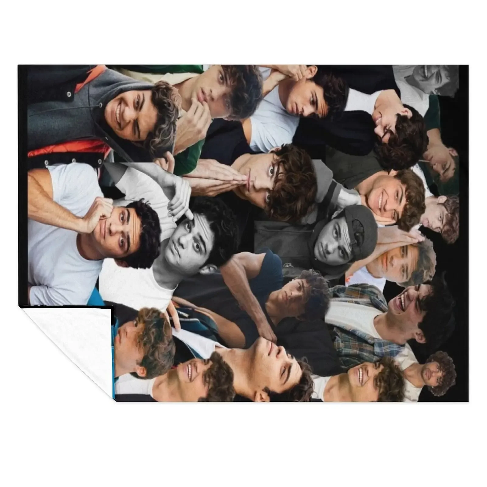 

Noah Centineo Editing Throw Blanket Personalized Gift Furry Decorative Throw Tourist Blankets
