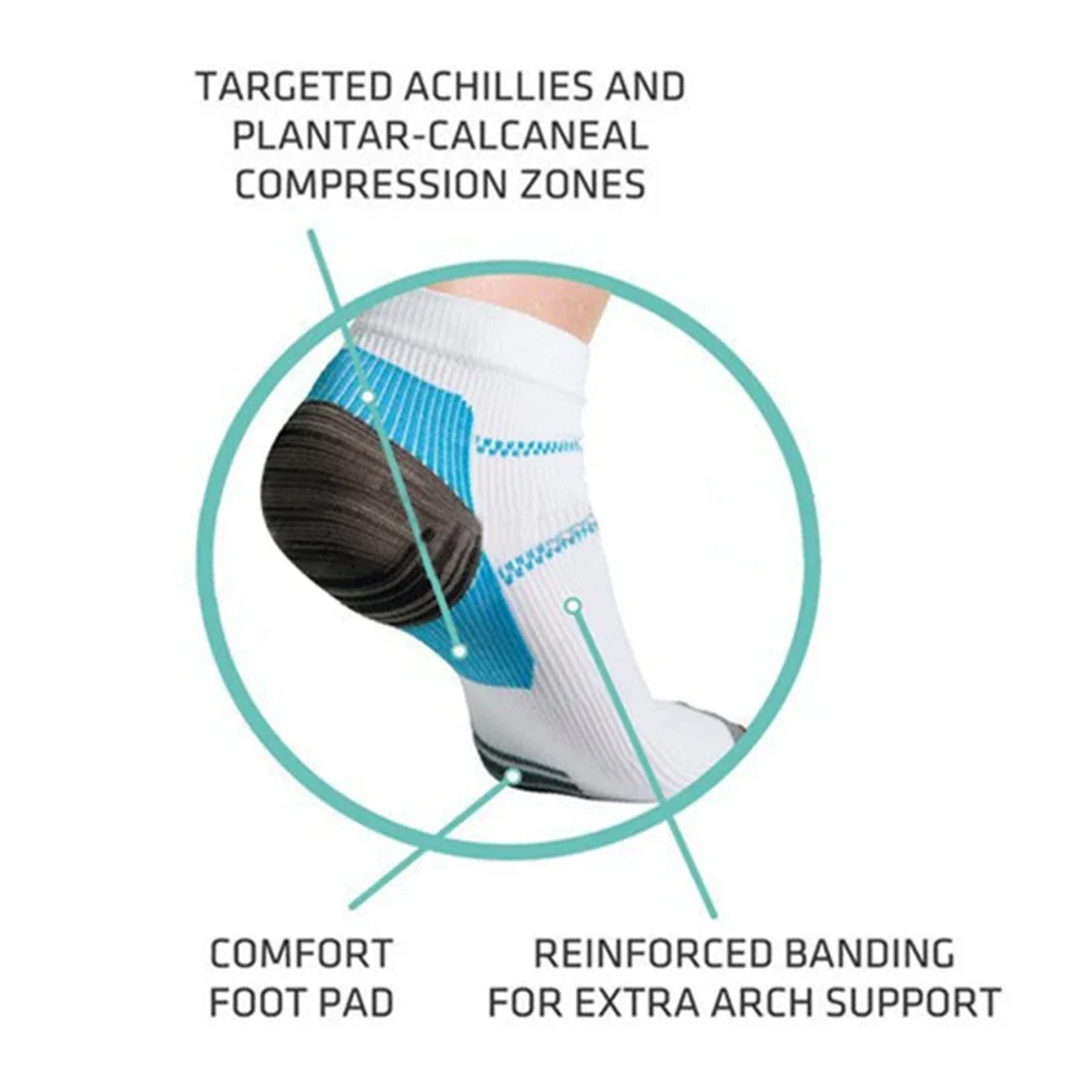 Elastic Compression Socks for Women Men Relief From Swollen Feet Hot Sale