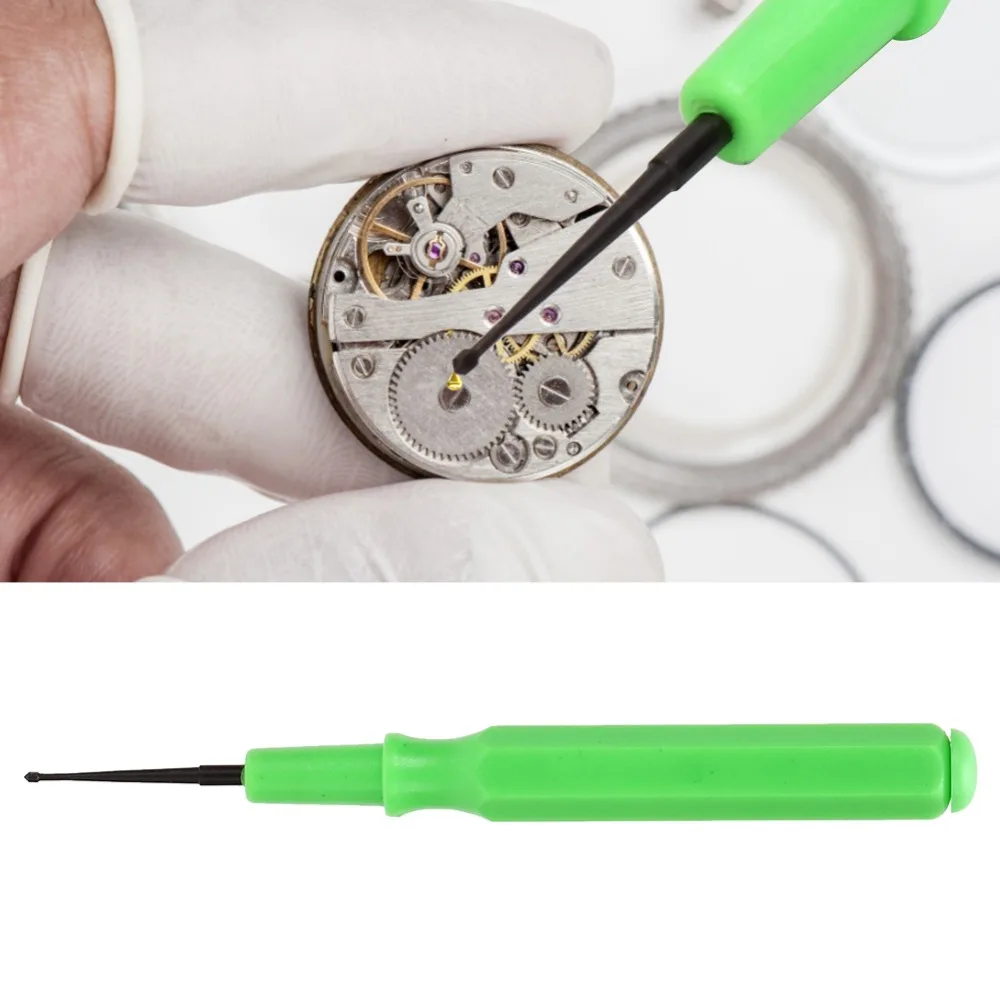 Oiling Pen Green Watch Oil Pen Single Piece Portable Oil Applicator Durable Precision Watch Repair Tool Watch Repair