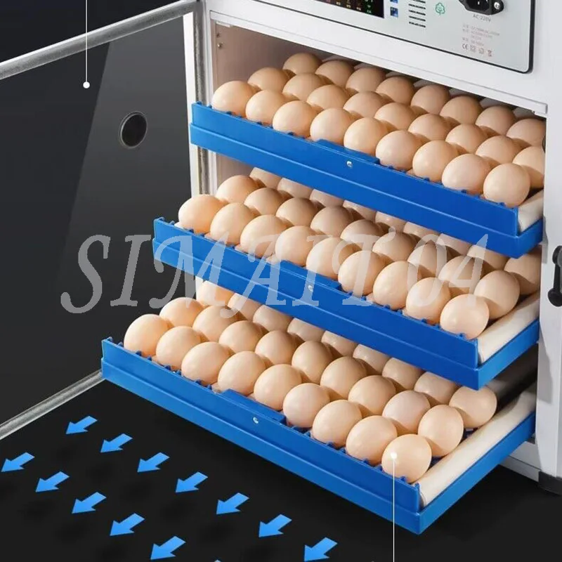 0528204/136 Eggs Intelligent Large and Medium-Sized Incubator Household Full-Automatic Incubator Chicken Duck Goos