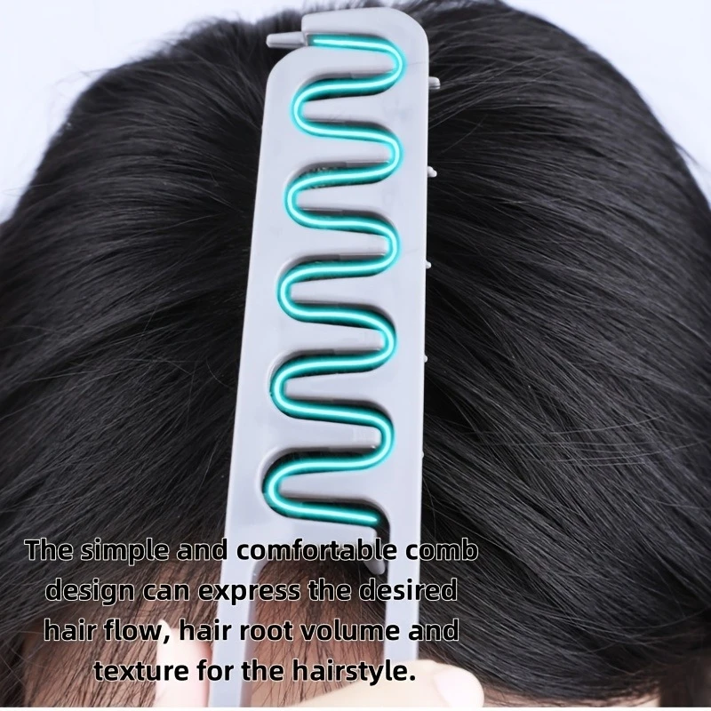 1 Piece Of Korean Style Fluffy Texture Hair Roots Combing Hair Seams Covering High Skull Top Styling Air Bangs Hair Tool