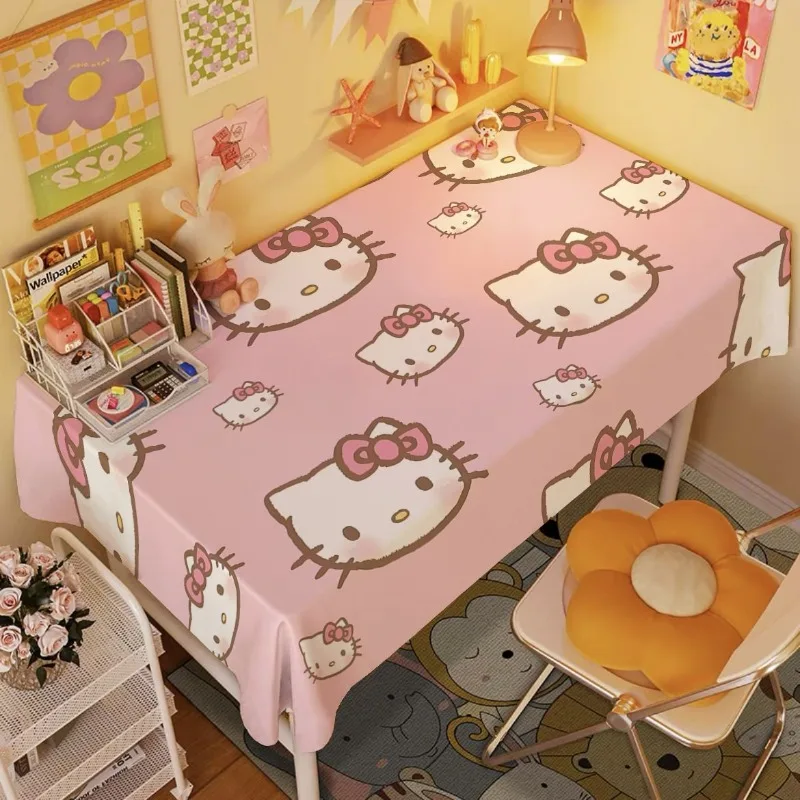 Hello Kitty obrus śliczny pyłoszczelny obrus sypialnia toaletka stolik kawowy jadalnia salon prezent świąteczny