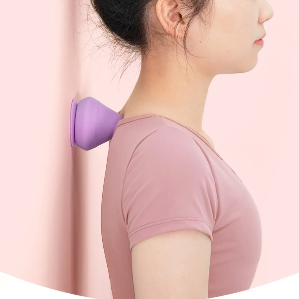 Adsorptions-Faszienball Massageball für Fußsohle, Rücken, Schulter, Nacken, Taille, Muskelentspannung, Yoga-Meridianball aus Weichgummi