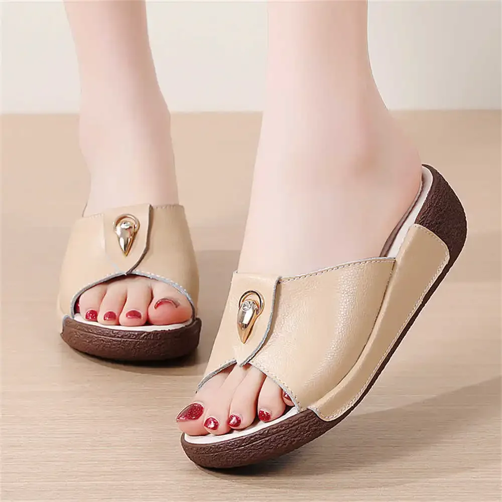 Extra Large Sizes Thick Heel Magenta Sandals Women Flat Shoes Womens Slippers Sneakers Sports Super Offers Popular Goods