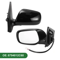 UXCELL Espejo de puerta lateral izquierdo y derecho Conjunto de espejo retrovisor de repuesto para Toyota Corolla 2009-2013 Ajuste del espejo eléctrico