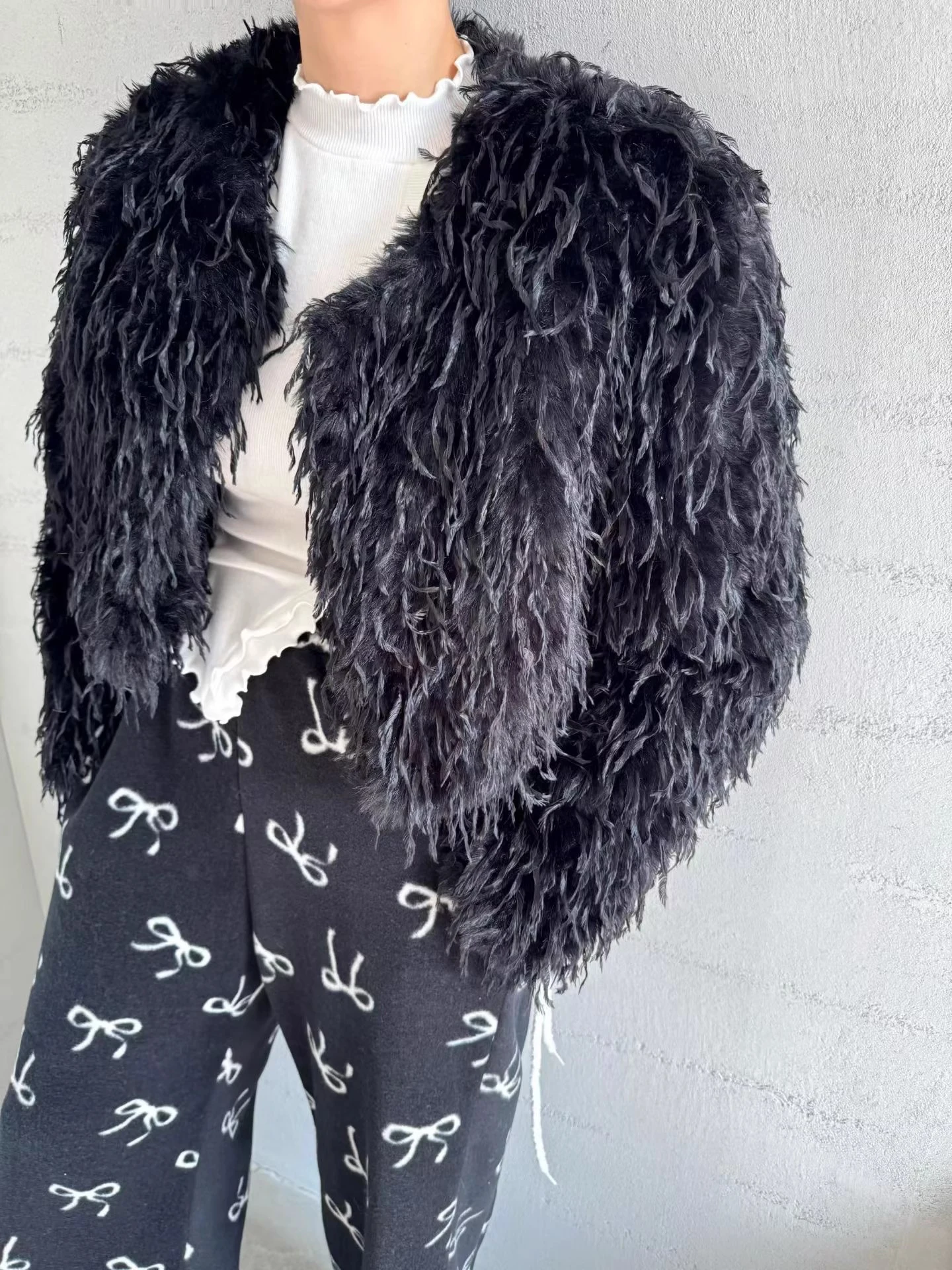 Ele فضفاض المرأة القطن Jaet 2025 شتاء جديد Sle فو الفراء صديقة للبيئة ort معطف طويل Sve تخفيف Sle