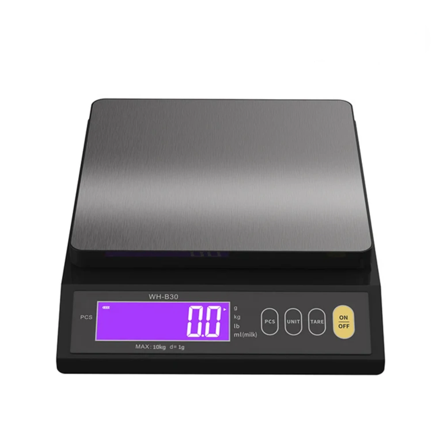 Digital Kitchen Scale 5/10kg Fully Waterproof LCD Display Electronic Food Scale Stainless Steel Rechargeable Jewelry Food Scales