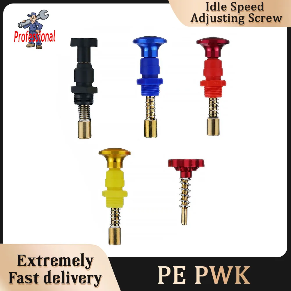 

Motorcycle Carburetor Manual Choke Starter Plunger Switch Idle Speed Adjusting Screw For Keihin PE PWK KTM 250 EXC ATV