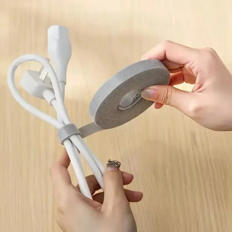1M Cable Organizer Cable Management Wire Winder Tape Earphone Mouse Cord Management Ties Protector