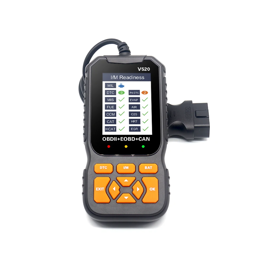 V520 CE FCC Rosh New Diagnosis Car Reader Obd Scanner Best Auto Diagnostic Tool Ready to Ship Screen Display Car Scanner