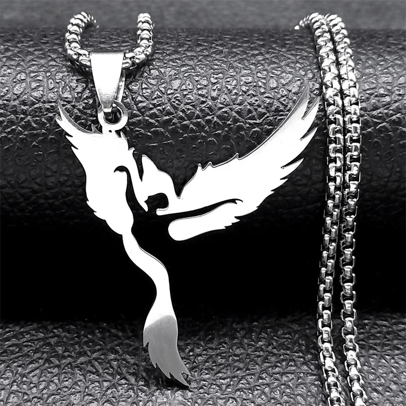 Ballerina Ballet Dancer Dancing Girl Necklace for Women Men Stainless Steel Dove of Peace Bird Shape Chain Jewelry NZZZ520S01
