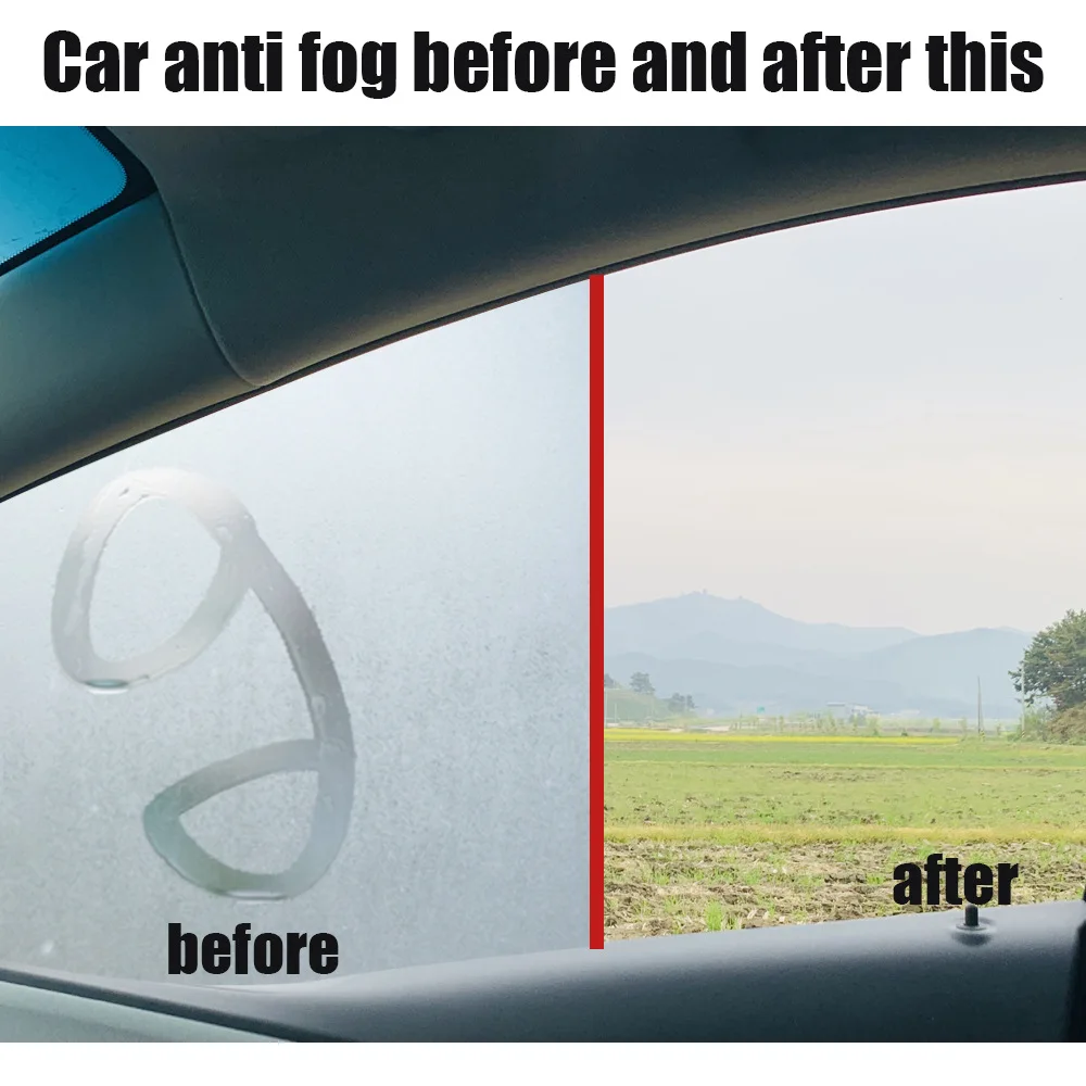Anti-fog Spray Glass Coating Agent Windshield Defogger Long-lasting Auto Mirror Car Glass Waterproof Spray Hydrophobic