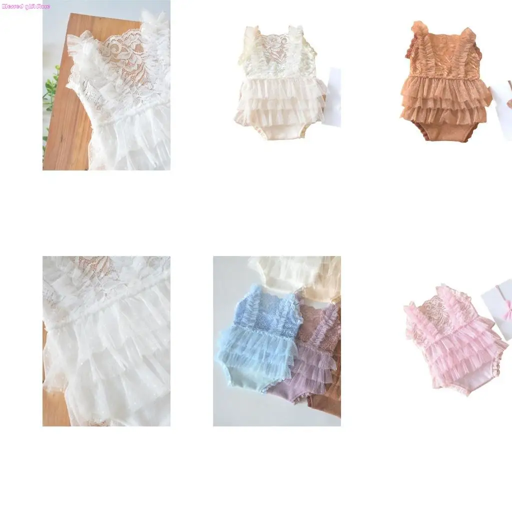 

D0JC реквизит для фотосессии новорожденных, костюм для фотосессии, комбинезон с бантом, повязка для волос, наряд для фотосессии,