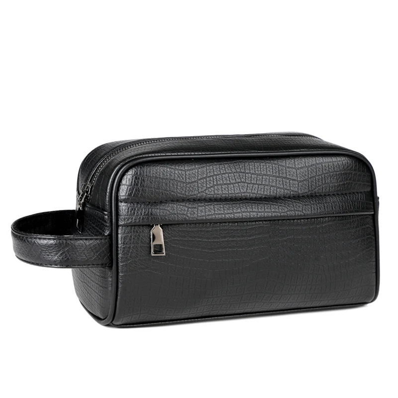 

Men Top Handie Bag New Crocodile Pattern Handbag Designer Men Bag Fashion Business Clutches Phone Purse High Quality Clutch Bags