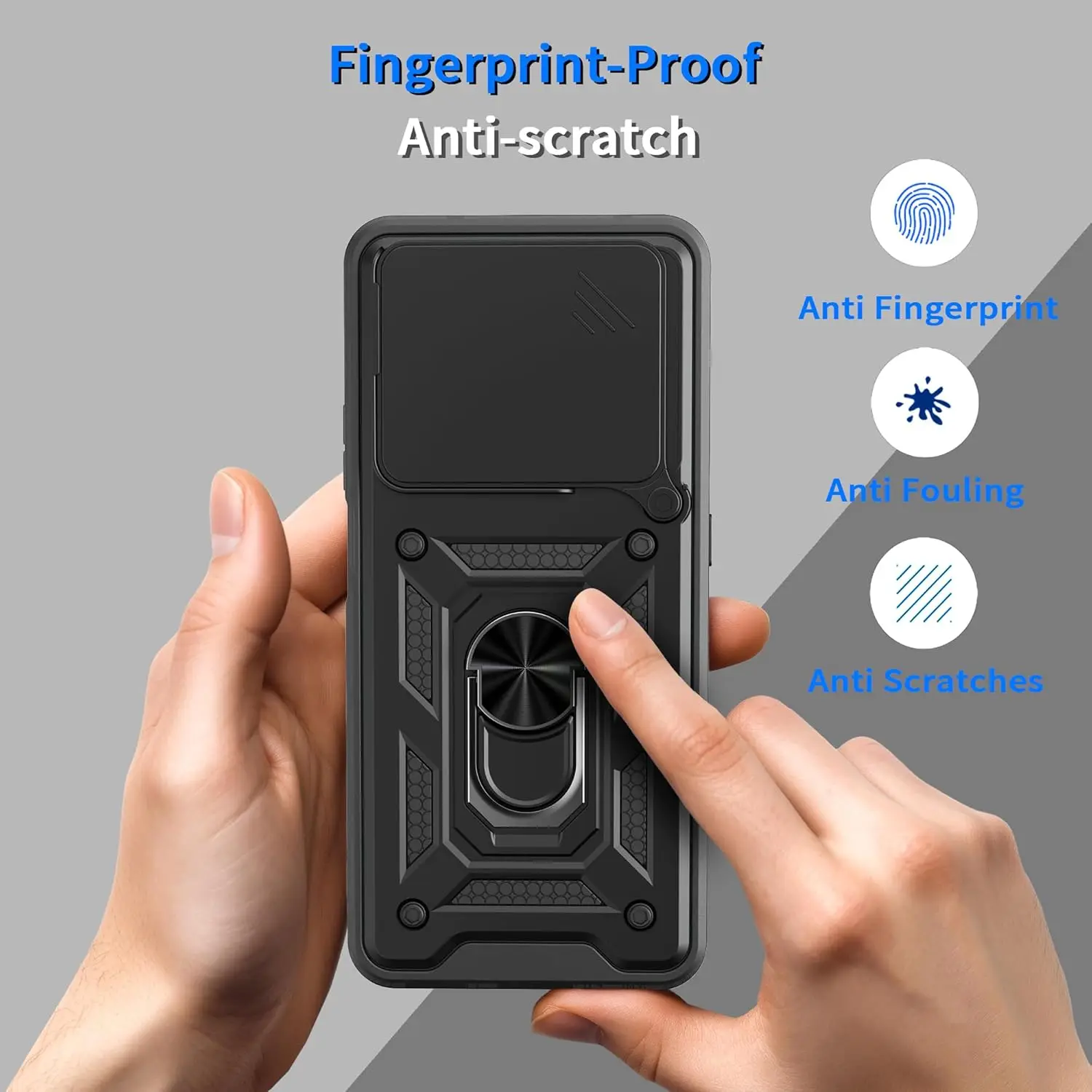 Armor Case For Honor 600 Lite 200 400 Smart X8D X7D X6D X9D X8C X7C X5C Plus X8B X7B X6B X5B Shockproof Ring Phone Case view 5