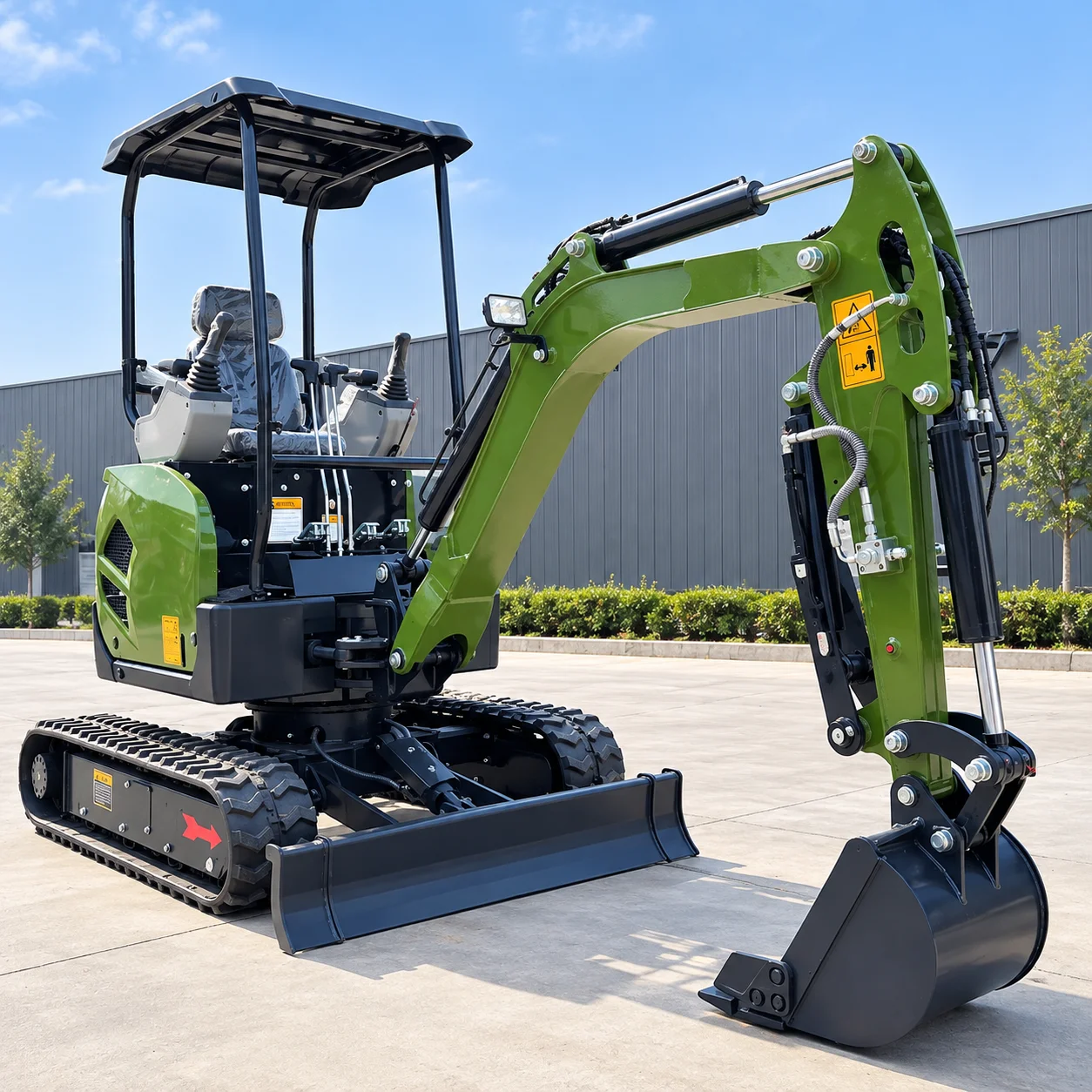 Crawler Digger 1.8 Ton Mini Excavator with Kubota Engine Hydraulic Earthmoving Heavy Duty Compact CE EPA Euro 5 Customized