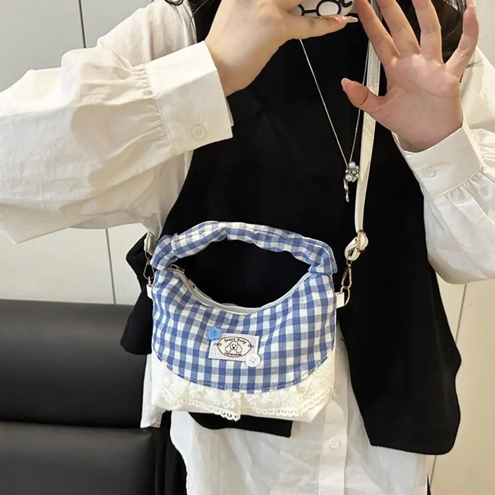 

Милая милая холщовая сумка-ведре, маленькая сумка на плечо с кошельком, сумки через плечо с бантом, летняя сумка подмышками, розовый полумесяц, милая C4J9