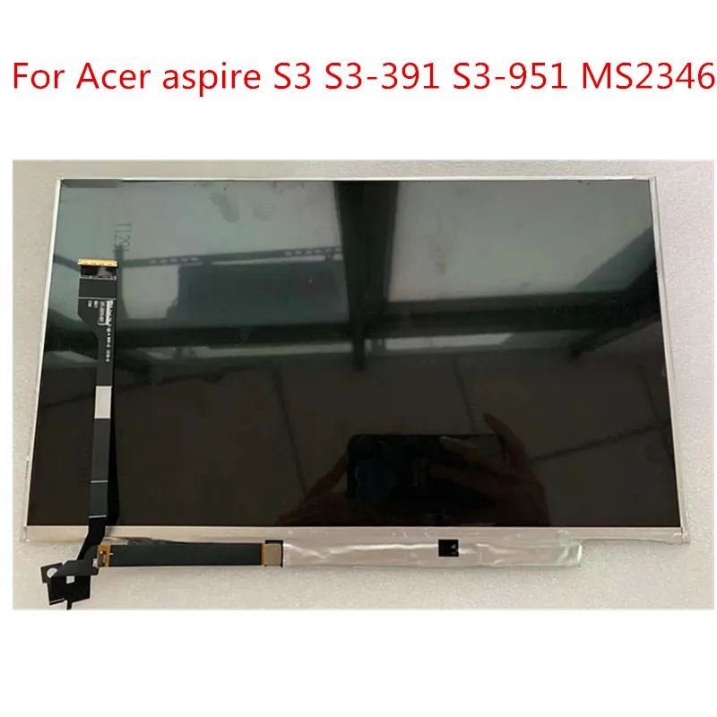 Substituição de tela LCD com cabo, Acer Aspire S3, S3-391, S3-951, S3-371, MS2346, B133XTF1.1, B133XW03, B133XTF01, 13,3 em