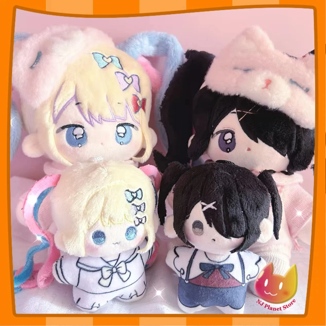 10cm Ame Rain KAnge Plush Doll Mini Starfish Body NEEDY GIRL OVERDOSE Plushies Pendant Cosplay Keychain Stuffed Toy Figures Gift