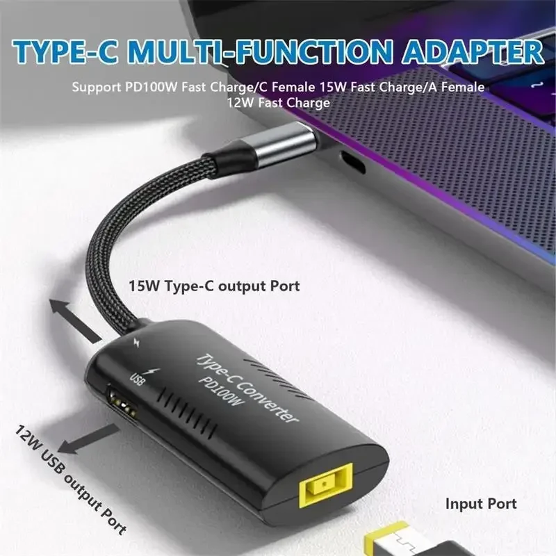 New 3 In 1 Multifunctional USB C Hub Type-C Adapter Converter Type-C To PD USB-C USB2.0 USB 3.0 Charging