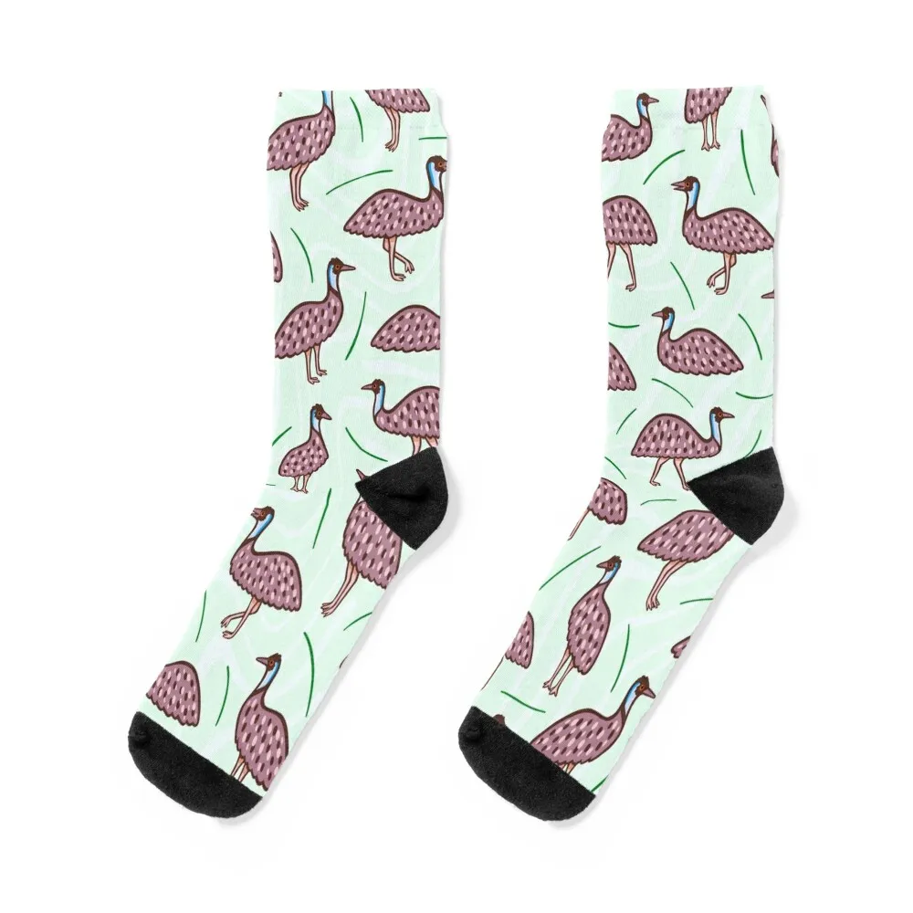 

EMU Pattern Socks Rugby funny gifts Boy Socks Women's