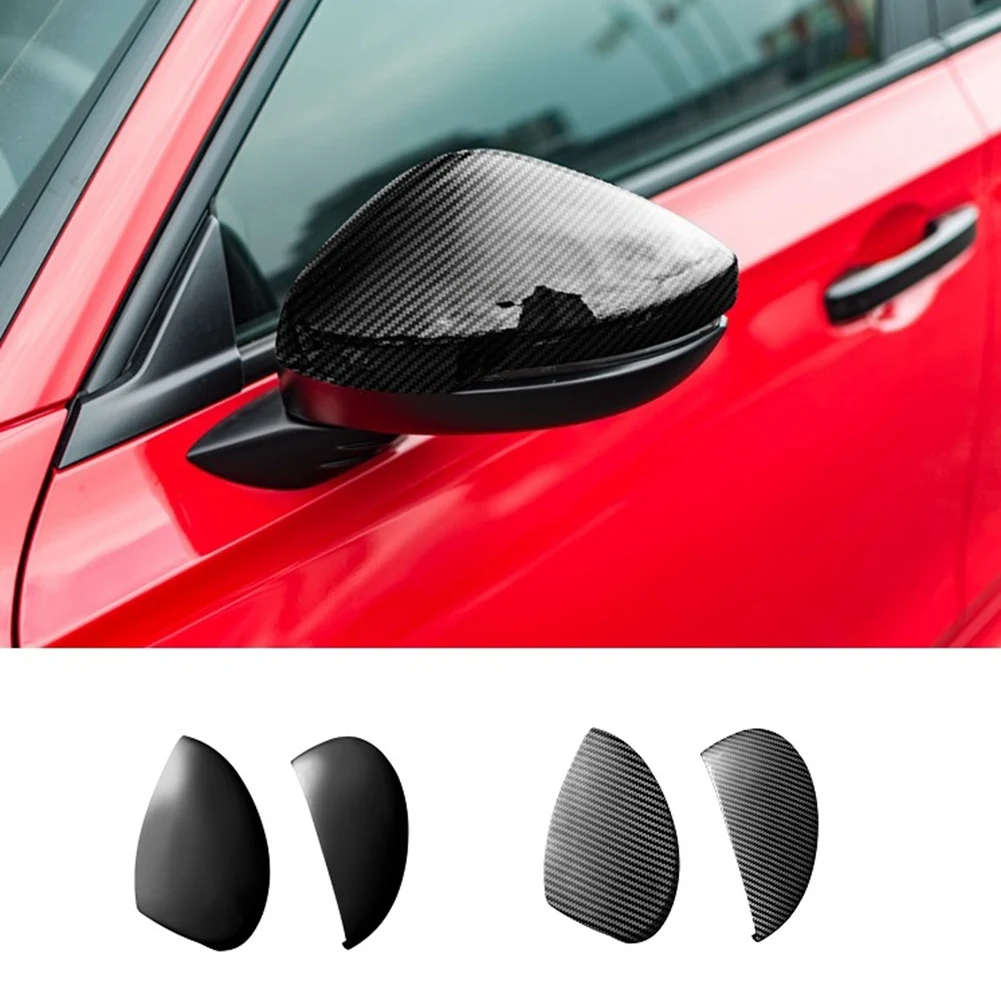 For 11Th Gen Honda Civic 2022 Rearview Mirror Cover Side Mirror Caps Trim Decorative Sticker Accessories, Carbon Fiber