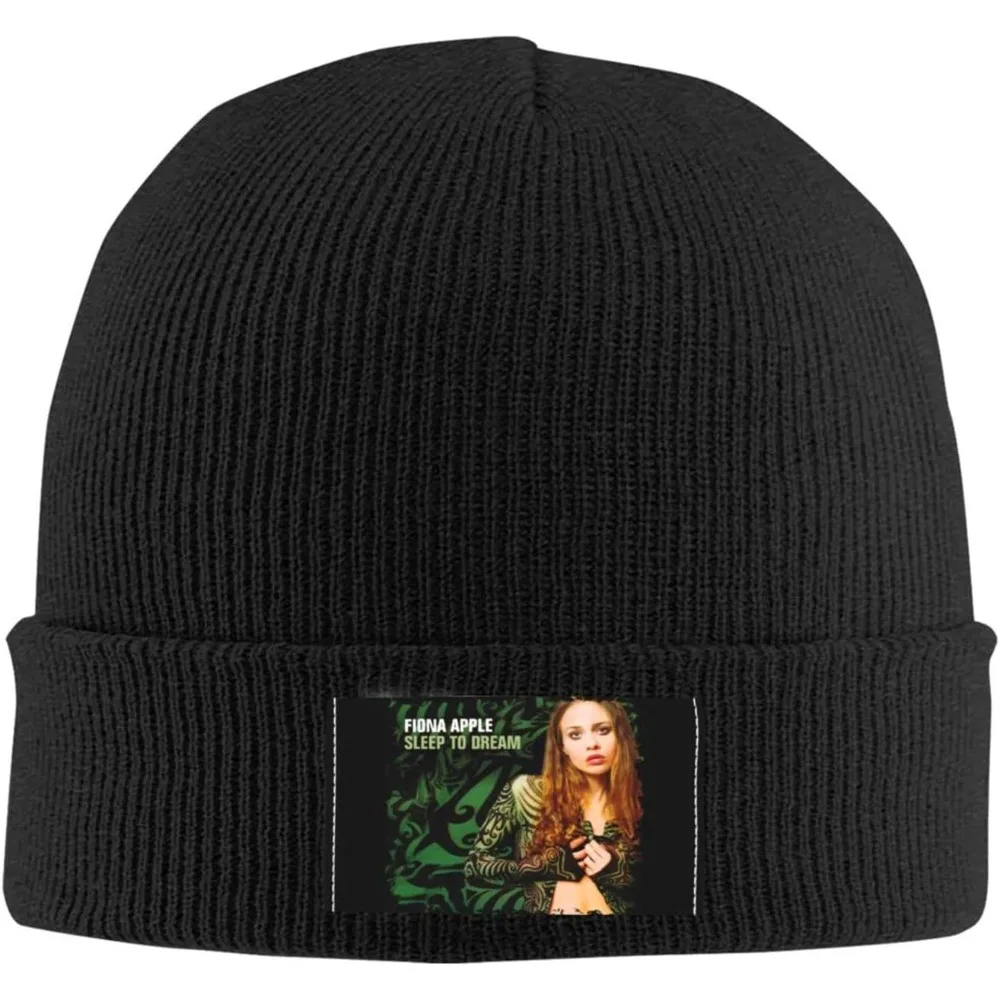 Fiona Apple Beanie Hats Cuff Stay Warm Lightweight Soft Black