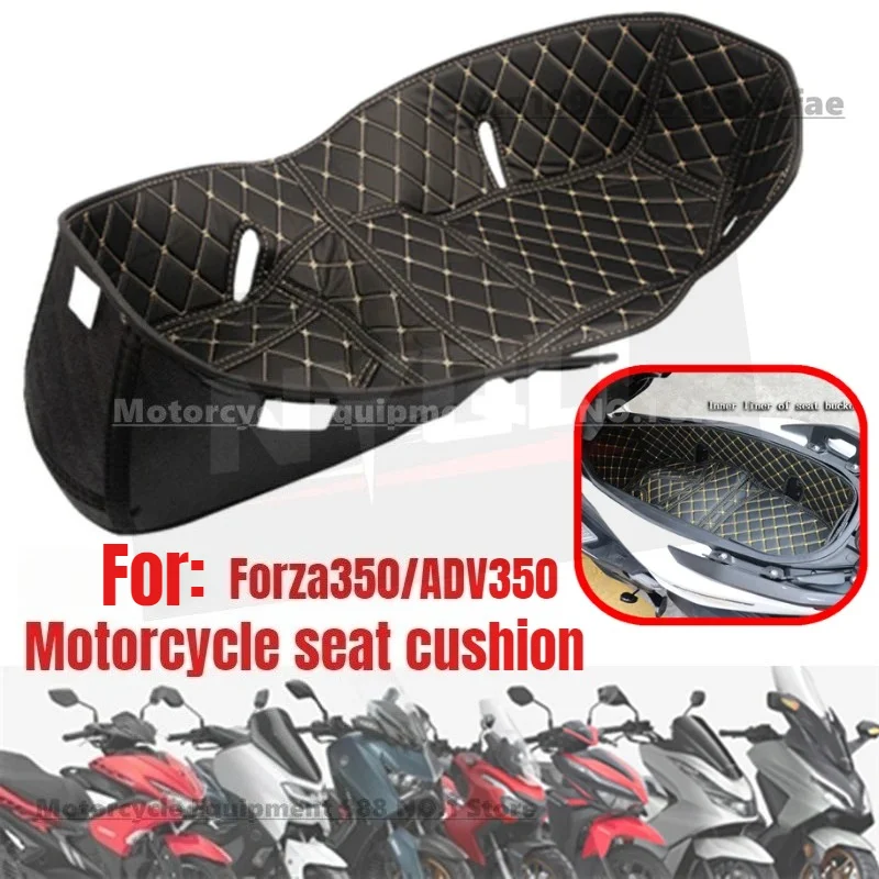 

Модификация мотоцикла, ковш для сиденья Forza 350/ADV350, ковш для сиденья из искусственной кожи, подкладка ящика для хранения