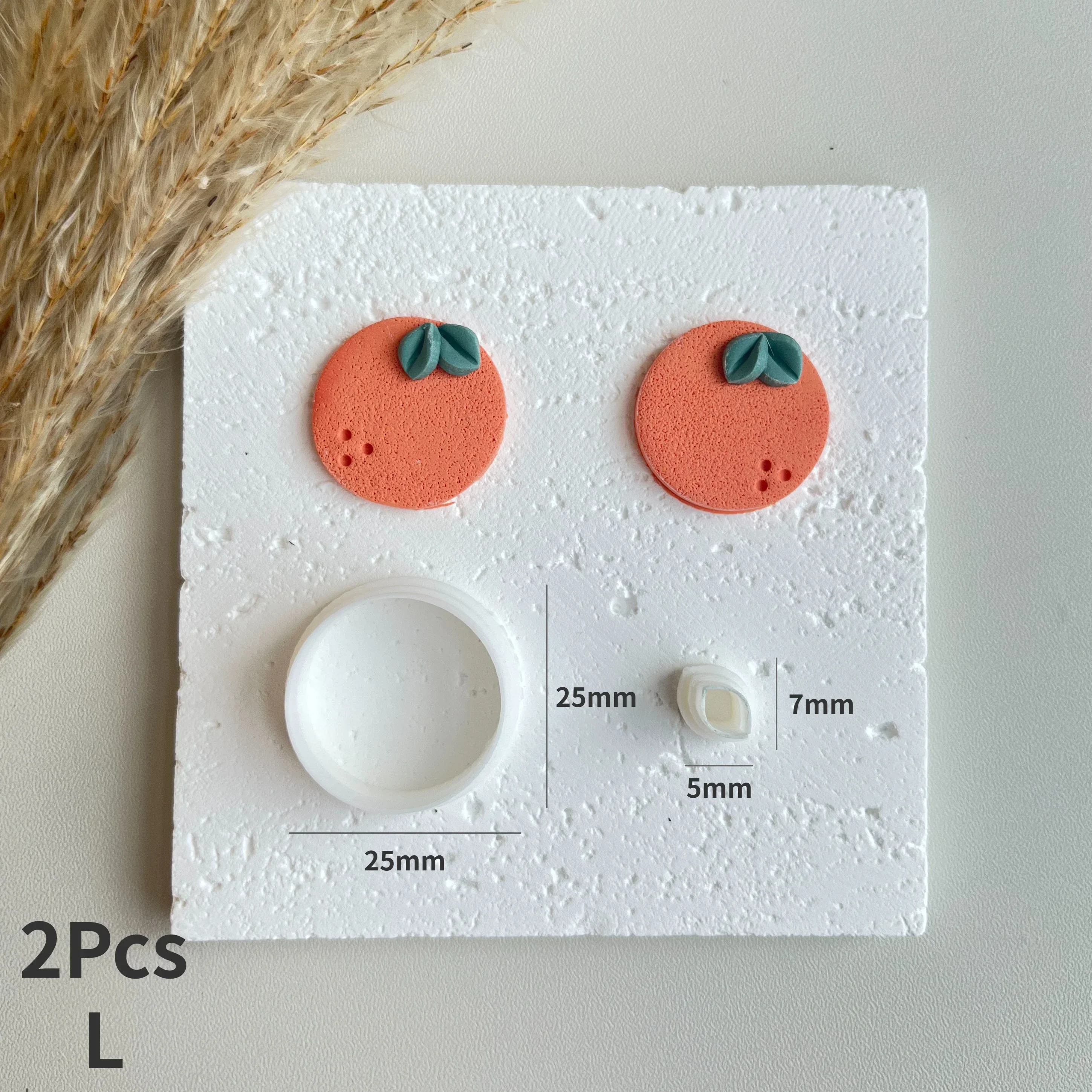 Fruits Series Polymer Cutting Molds for DIY Earrings