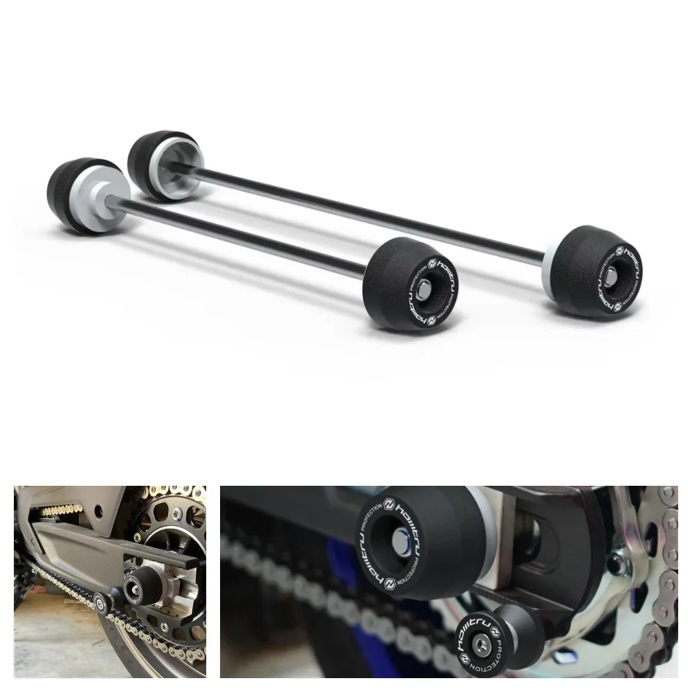 

For Yamaha YZF-R6 2017-2022 2023 2024 Front Rear Axle Fork Crash Slider Motorcycle Wheel Hub Anti-Collision Block
