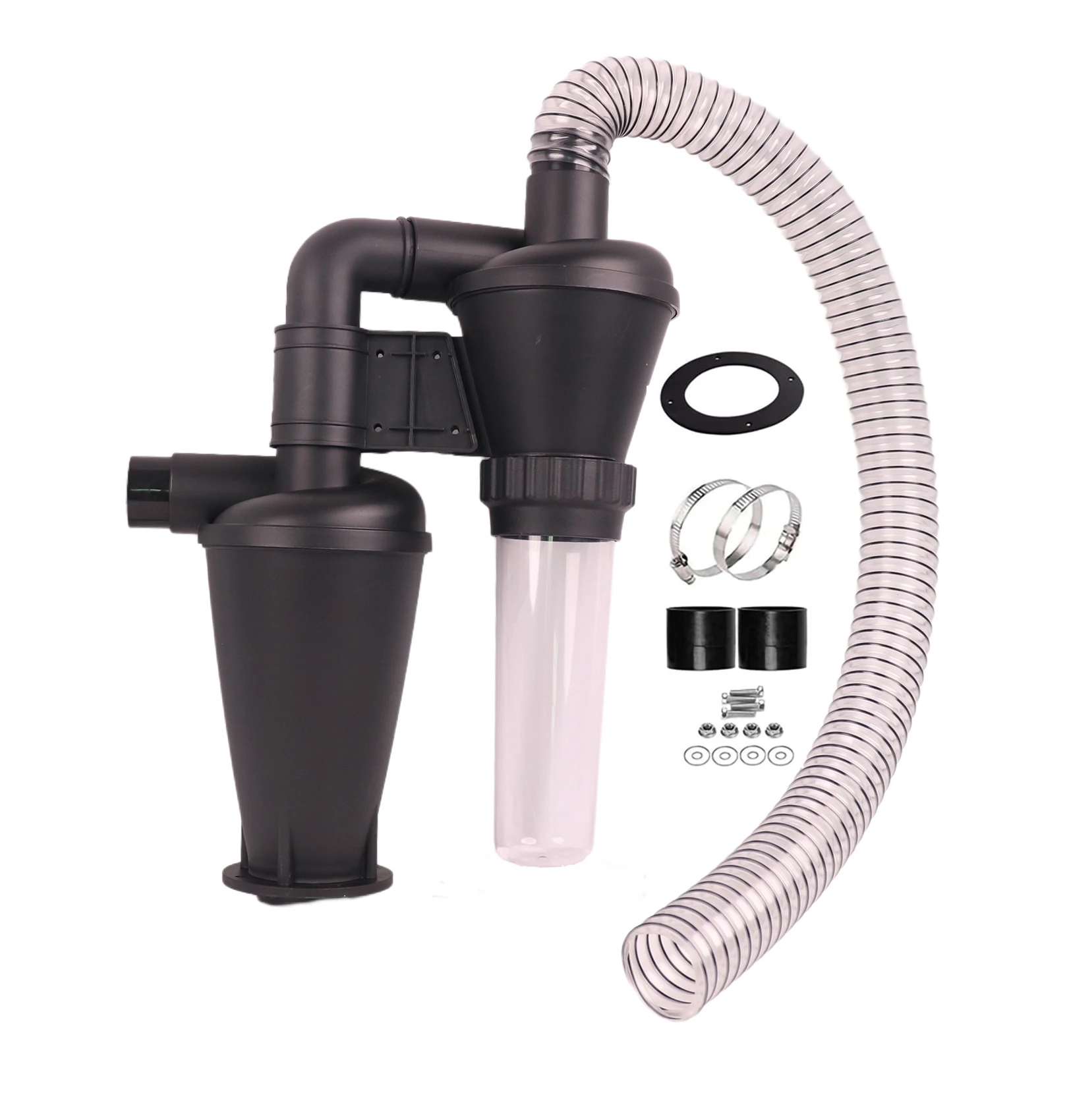 

Double Filter Woodworking DIY Cyclone Dust Collector with 50mm Turbo Filter Workshop Vacuum