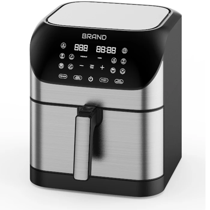 

2026 New Model Multi-functionalElectric Oven Smart air Fryer 7 Litres Digital air Fryer Deep Electr with Viewable Window Kitchen