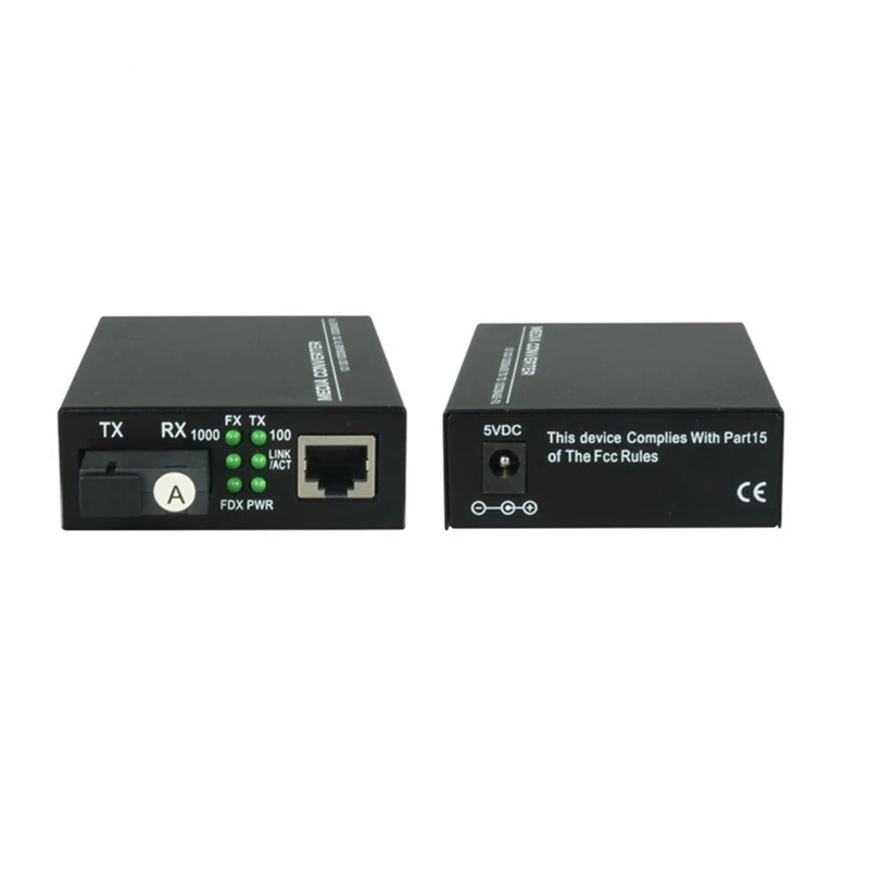 New-A47Q-1Pair 10G SFP+ Fiber To RJ45 Media Converter RJ45 To SFP+ 10/100/1000M/2.5G/10G Ethernet Converter Transceiver