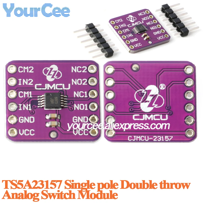10pcs/1pc TS5A23157 Dual Single-Pole Double-Throw 10Ω 10R SPDT Analog Switch Switching Module CJMCU-23157 Module