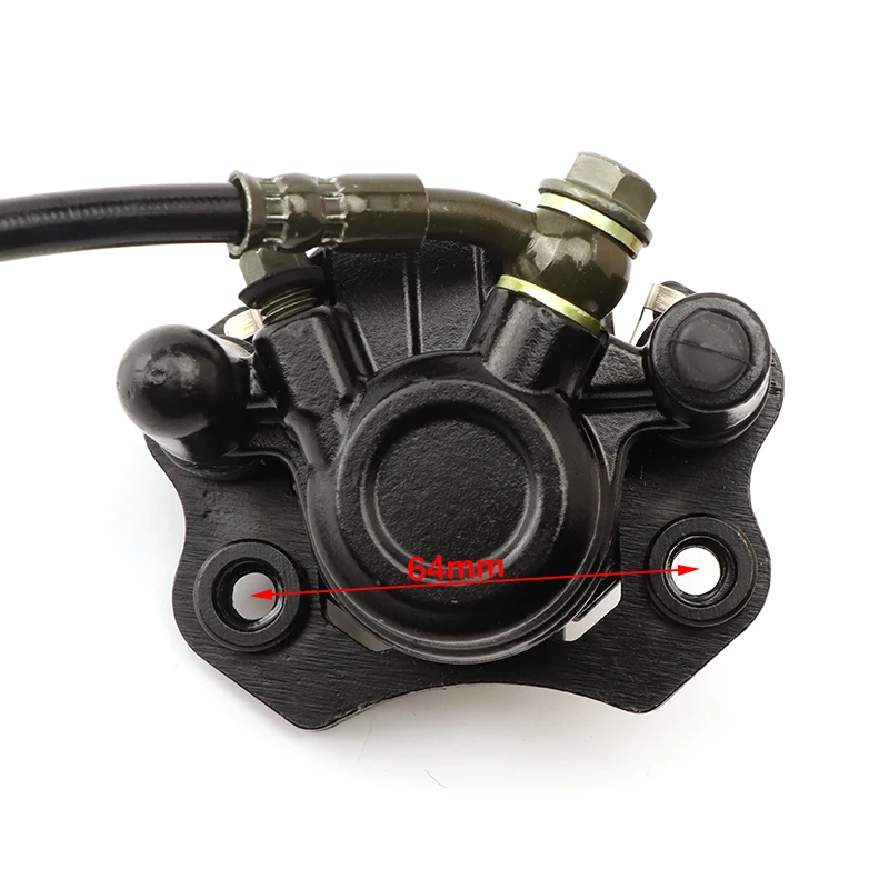 Rear Hand Hydraulic Disc Brake Master Cylinder Caliper Assembly For 50cc 70cc 90cc 110cc 125cc ATV Quad Buggy Replacement Parts